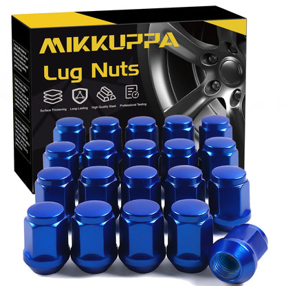 MIKKUPPA M12x1.5 Lug Nuts - Replacement for Ford Fusion Focus Escape, Honda Accord Civic CRV, Chevy Cruze Malibu, Dodge Journey, Jeep Compass Patriot Aftermarket Wheel, 20pcs Chrome Closed End Nuts